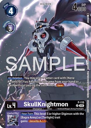 SkullKnightmon - P-115 (Sinister Order Legend Pack) (P-115) - [Digimon Promotion Cards] Foil - Trinity Hobby