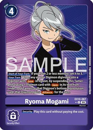 Ryoma Mogami (Limited Foil) (EX10-067) - [Sinister Order] Foil - Trinity Hobby