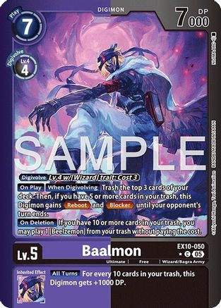 Baalmon (Limited Foil) (EX10-050) - [Sinister Order] Foil - Trinity Hobby