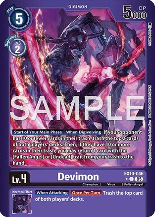 Devimon (Limited Foil) (EX10-046) - [Sinister Order] Foil