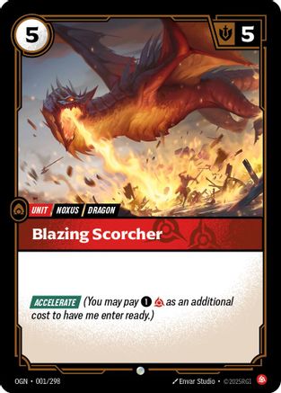 Blazing Scorcher (001/298) - Origins - Trinity Hobby
