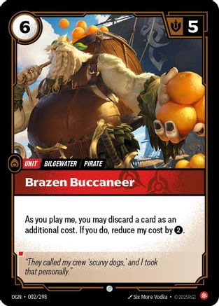 Brazen Buccaneer (002/298) - Origins - Trinity Hobby