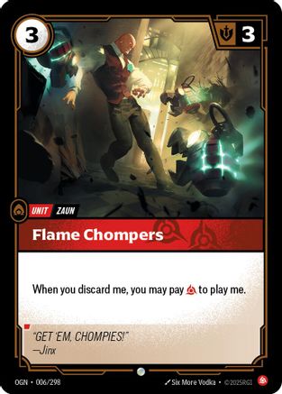 Flame Chompers (006/298) - Origins - Trinity Hobby