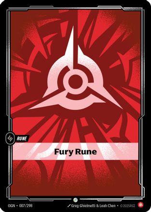 Fury Rune (007/298) - Origins - Trinity Hobby
