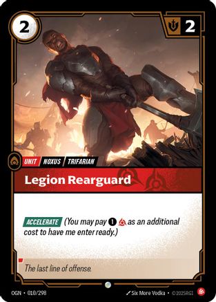 Legion Rearguard (010/298) - Origins - Trinity Hobby