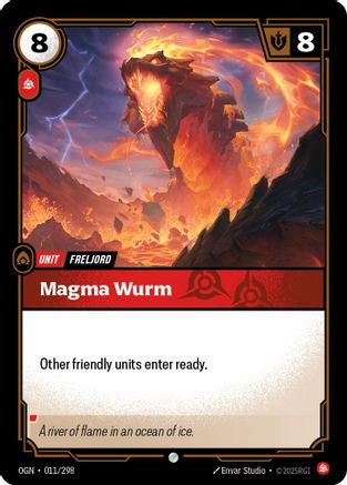 Magma Wurm (011/298) - Origins - Trinity Hobby