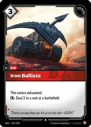 Iron Ballista (017/298) - Origins - Trinity Hobby