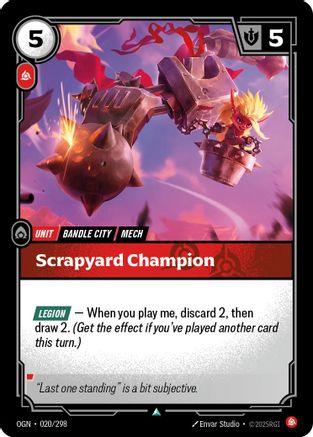 Scrapyard Champion (020/298) - Origins - Trinity Hobby