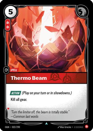 Thermo Beam (022/298) - Origins Foil - Trinity Hobby