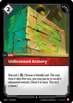 Unlicensed Armory (023/298) - Origins Foil - Trinity Hobby