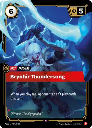 Brynhir Thundersong (026/298) - Origins - Trinity Hobby