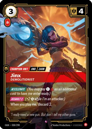 Jinx - Demolitionist (030/298) - Origins - Trinity Hobby