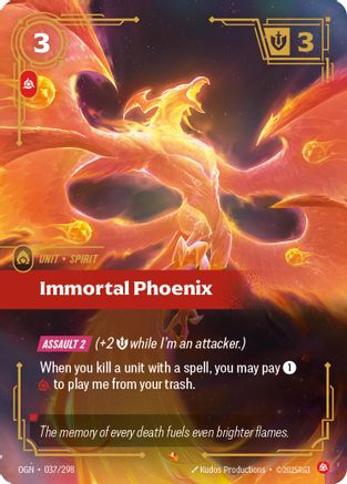 Immortal Phoenix (037/298) - Origins - Trinity Hobby
