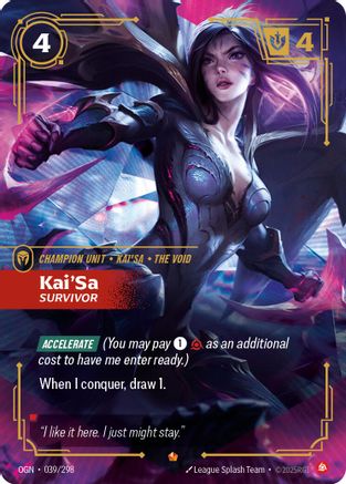 Kai'Sa - Survivor (039/298) - Origins - Trinity Hobby