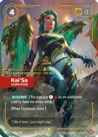 Kai'Sa - Survivor (Alternate Art) (039a/298) - Origins - Trinity Hobby