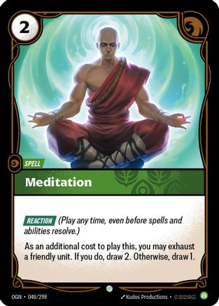 Meditation (048/298) - Origins - Trinity Hobby