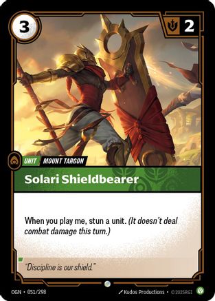 Solari Shieldbearer (051/298) - Origins - Trinity Hobby