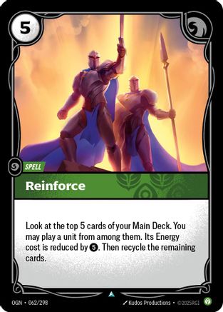 Reinforce (062/298) - Origins - Trinity Hobby