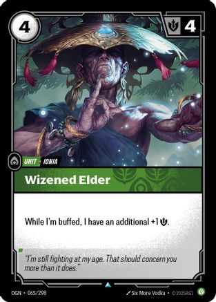 Wizened Elder (065/298) - Origins Foil - Trinity Hobby