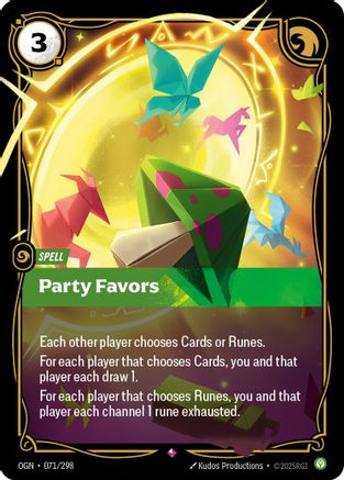 Party Favors (071/298) - Origins - Trinity Hobby