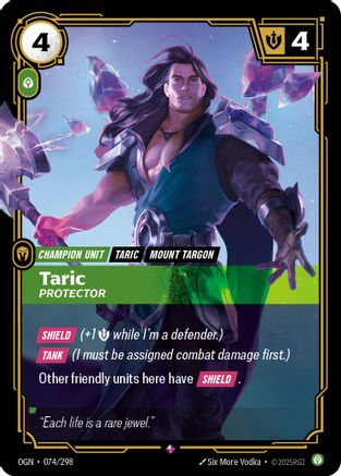 Taric - Protector (074/298) - Origins - Trinity Hobby