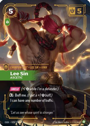 Lee Sin - Ascetic (078/298) - Origins - Trinity Hobby