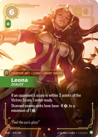 Leona - Zealot (079/298) - Origins - Trinity Hobby