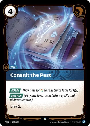 Consult the Past (083/298) - Origins - Trinity Hobby