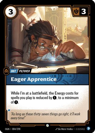 Eager Apprentice (084/298) - Origins - Trinity Hobby