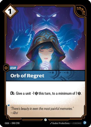 Orb of Regret (090/298) - Origins Foil - Trinity Hobby
