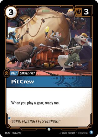 Pit Crew (091/298) - Origins - Trinity Hobby