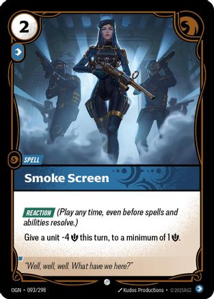 Smoke Screen (093/298) - Origins - Trinity Hobby