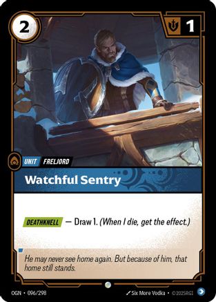 Watchful Sentry (096/298) - Origins - Trinity Hobby