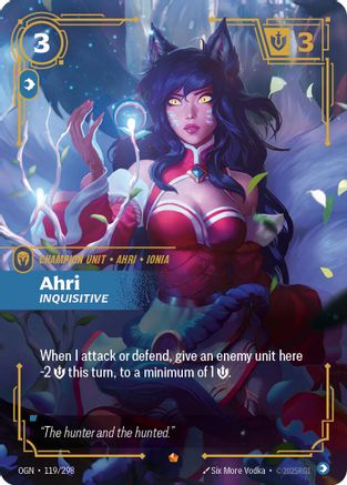 Ahri - Inquisitive (119/298) - Origins - Trinity Hobby