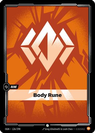 Body Rune (126/298) - Origins Foil - Trinity Hobby