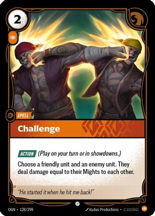 Challenge (128/298) - Origins Foil - Trinity Hobby