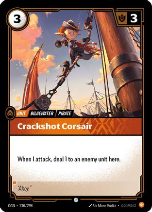 Crackshot Corsair (130/298) - Origins - Trinity Hobby
