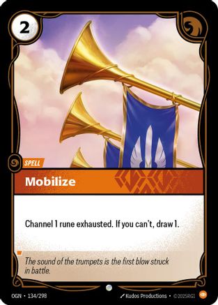 Mobilize (134/298) - Origins Foil - Trinity Hobby