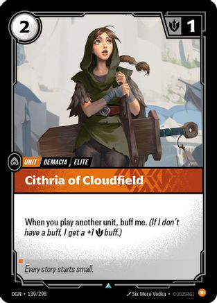 Cithria of Cloudfield (139/298) - Origins - Trinity Hobby