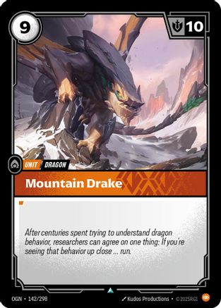 Mountain Drake (142/298) - Origins Foil - Trinity Hobby