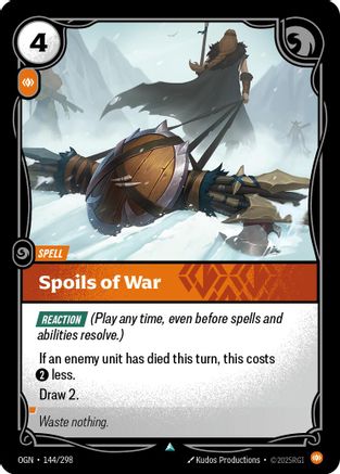 Spoils of War (144/298) - Origins - Trinity Hobby