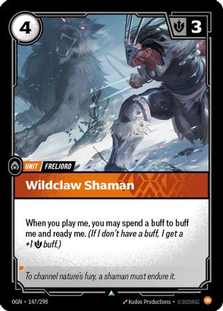 Wildclaw Shaman (147/298) - Origins Foil - Trinity Hobby