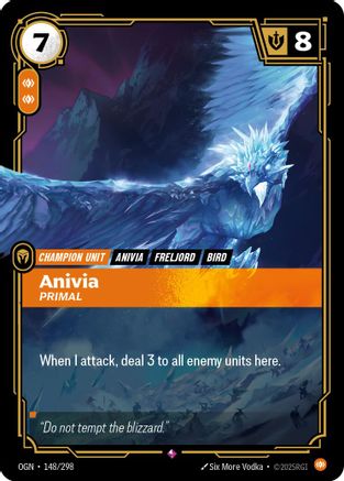 Anivia - Primal (148/298) - Origins - Trinity Hobby