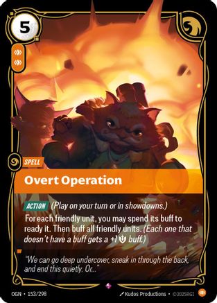 Overt Operation (153/298) - Origins - Trinity Hobby