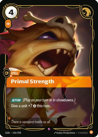 Primal Strength (154/298) - Origins - Trinity Hobby