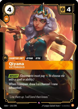 Qiyana - Victorious (155/298) - Origins - Trinity Hobby