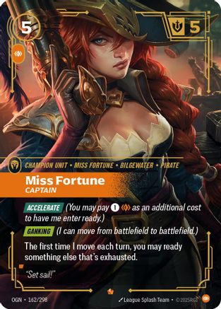 Miss Fortune - Captain (162/298) - Origins - Trinity Hobby