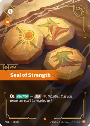Seal of Strength (163/298) - Origins - Trinity Hobby