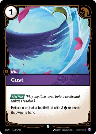 Gust (169/298) - Origins Foil - Trinity Hobby