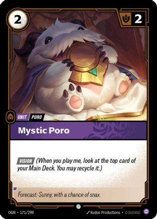 Mystic Poro (171/298) - Origins Foil - Trinity Hobby